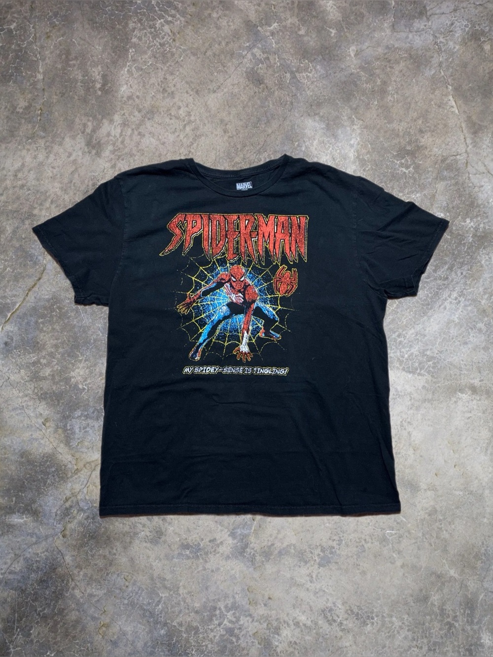 Marvel Spider-Man Graphic Tee - Black & Red